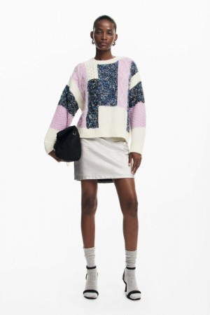 Suéteres Desigual Knit Mujer | 4276138-GP