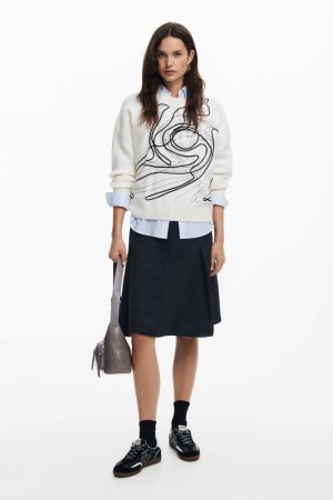 Suéteres Desigual M. Christian Lacroix brushstroke Mujer | 7581369-ZV