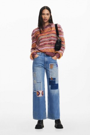 Suéteres Desigual Striped Mujer | 9546081-AF
