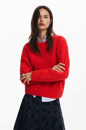 Suéteres Desigual Textured knit Mujer | 7326504-DS