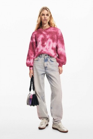 Suéteres Desigual Tie-dye Mujer | 8174293-QO