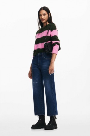 Suéteres Desigual Two-tone striped Mujer | 2487069-RD