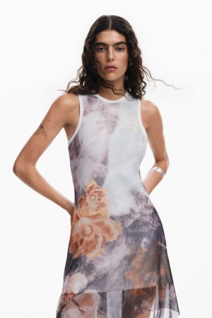 Vestido Desigual Asymmetric floral Mujer | 0289476-HW
