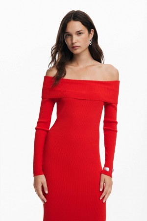 Vestido Desigual Bardot neckline Mujer | 2407639-DB