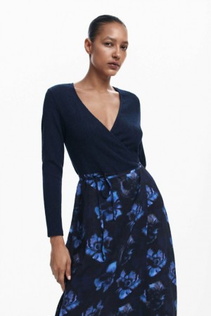 Vestido Desigual Combined midi Mujer | 2461975-RH