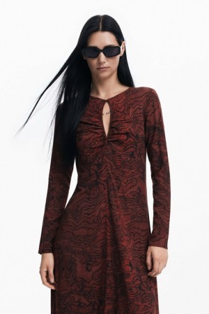 Vestido Desigual Dress with lines Mujer | 2904563-XD