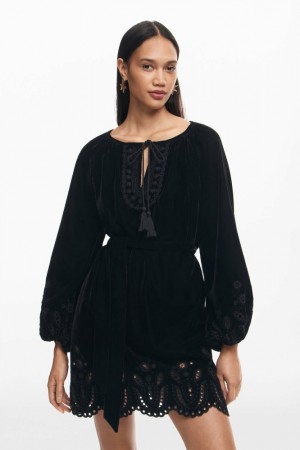 Vestido Desigual Embroidered mini Mujer | 0246731-QU