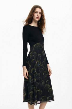 Vestido Desigual Floral midi M. Christian Lacroix Mujer | 5648203-VR