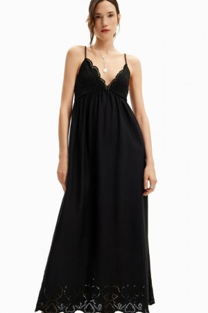 Vestido Desigual Long lace Mujer | 1372459-EJ