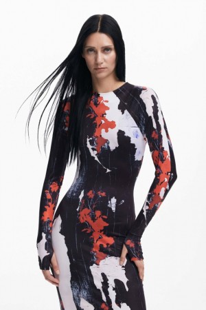 Vestido Desigual Maitrepierre Printed Midi Mujer | 4763815-KN