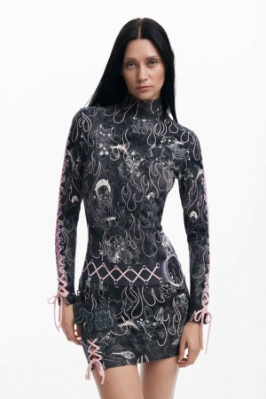 Vestido Desigual María Escoté mini Mujer | 4106952-HW