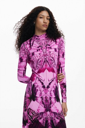 Vestido Desigual Printed midi Mujer | 3492580-EZ